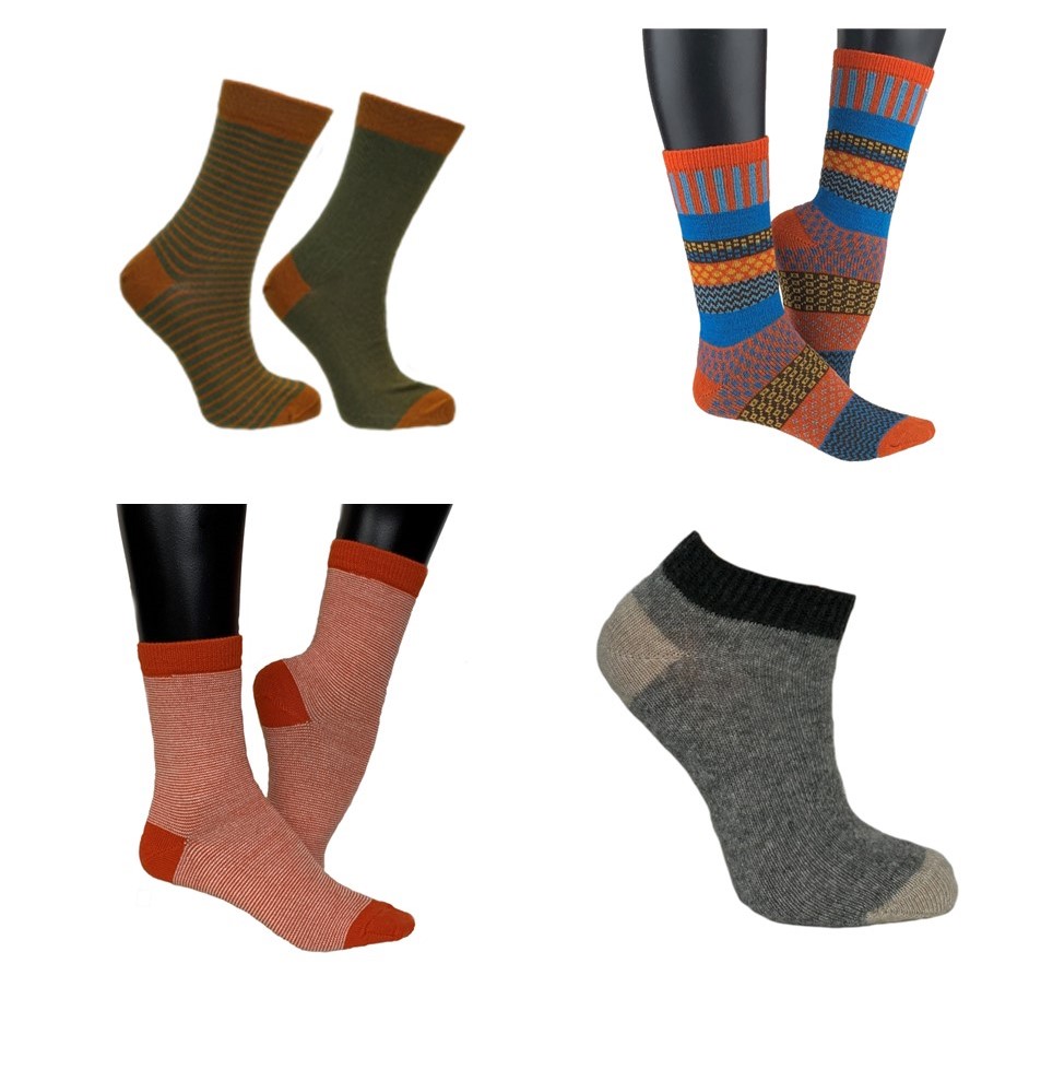 Forskjellige ullsokker