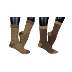 STRIBEDE - HL &amp; T STRMPER - BRUN/CAMEL &amp; BRUN