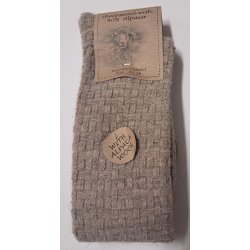 Tynde alpakakn�str�mper med strukturstrik