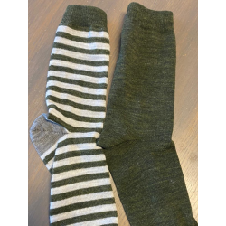 Tynde glatstrikkede strmper 88% uld