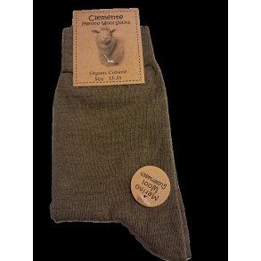 Tynde merinostrmper - brun