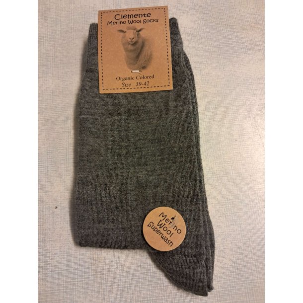 Tynde merinostrmper - gr