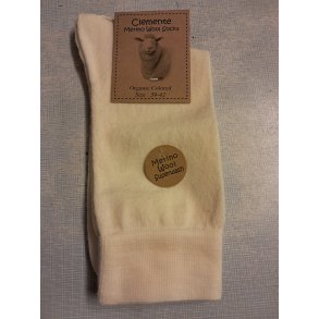 Tynde merinostrmper - latte