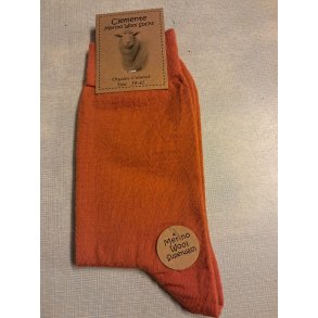 Tynde merinostrmper - orange