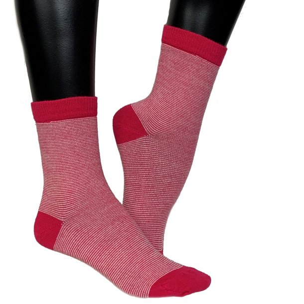 Stripete sokker - Pink