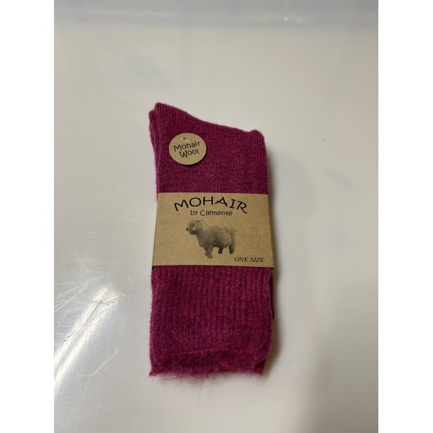 Mohairstrmper - cerise