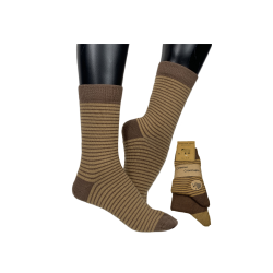 STRIBEDE - HL &amp; T STRMPER - BRUN/CAMEL &amp; BRUN